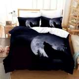 Wolf Howling Moon Bed Sets