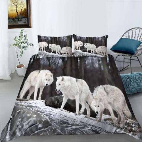 Wolf Packs Crib Bedding