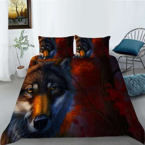 Animal Wolf Bedding