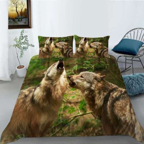 Wolf Packs Bedding Cover