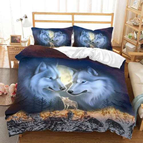 Wolf Lovers Theme Bedding