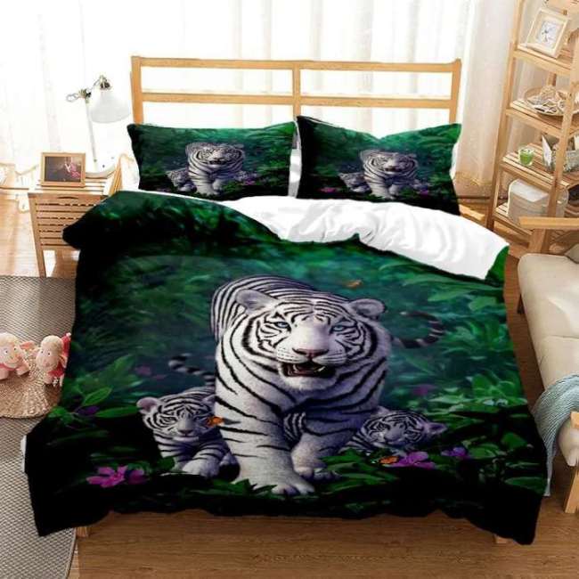 Tiger Family Bed Covers