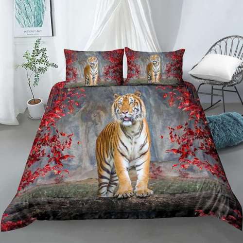 Tiger Flowers Bed