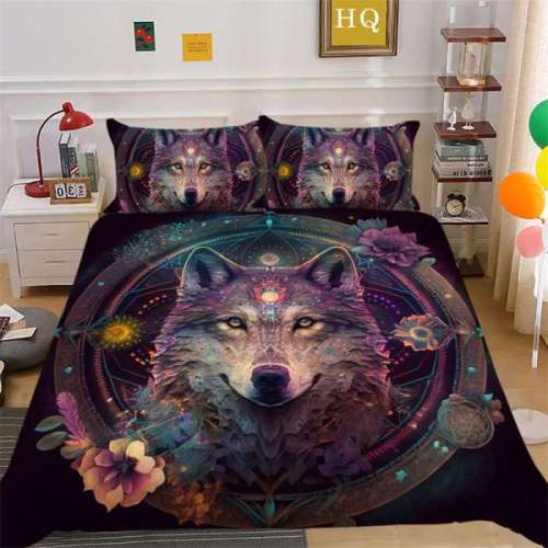 Native American Wolf Bedding