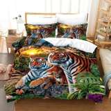 Tiger Family Bed Set