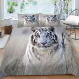 White Tiger Bed Set
