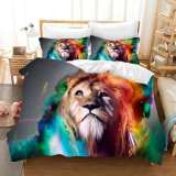 Colorful Lion Bed
