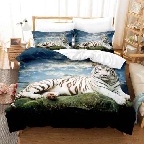 White Tiger Beds Set