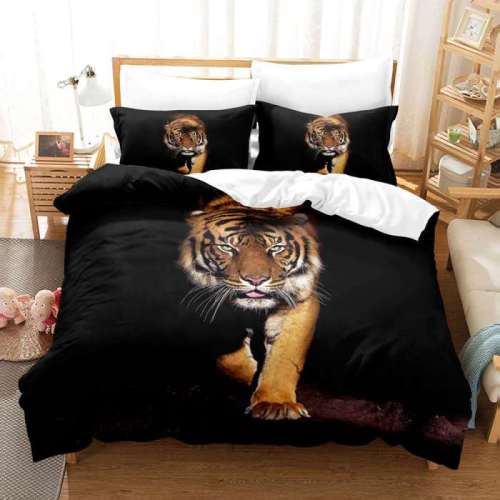 Tiger Black Beds Set