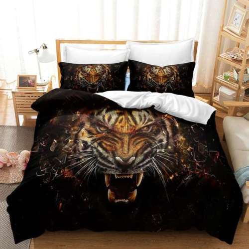 Scary Tiger Print Beds