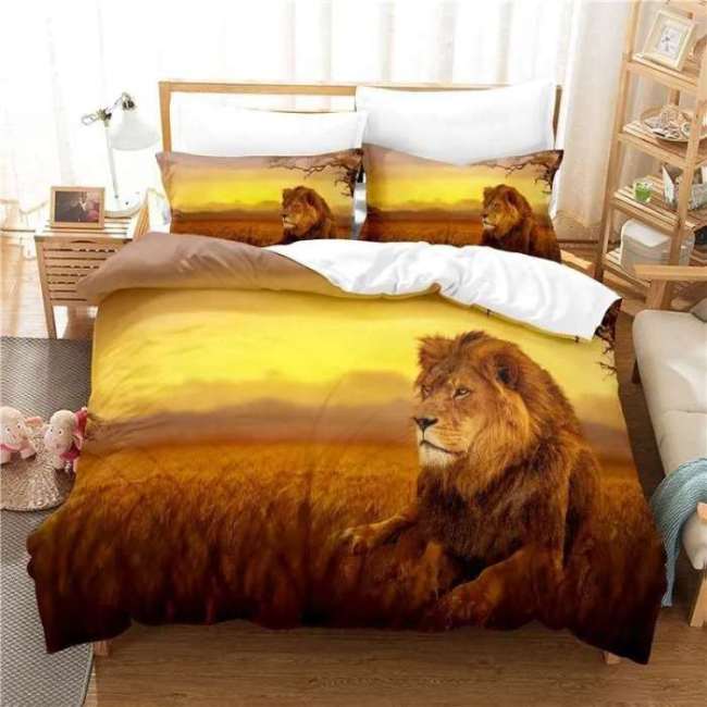 Male Lion Bedding