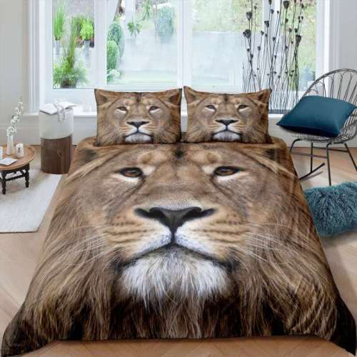 Lion Face Bedding Set