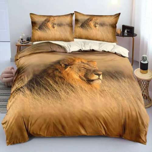 Lion Printed Bedding