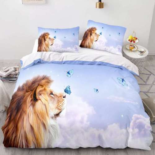 Lion Butterfly Bed Covers