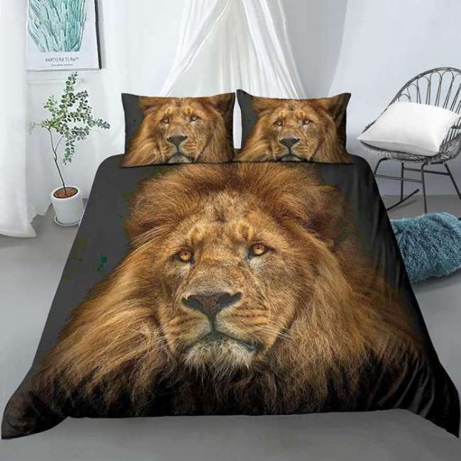 Lion Face Bedding Set