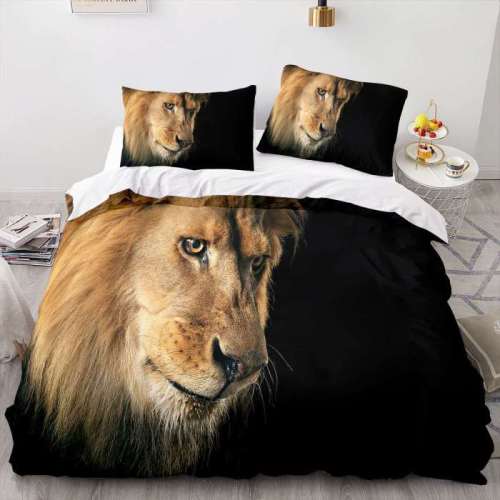 Black Lion Bed Covers
