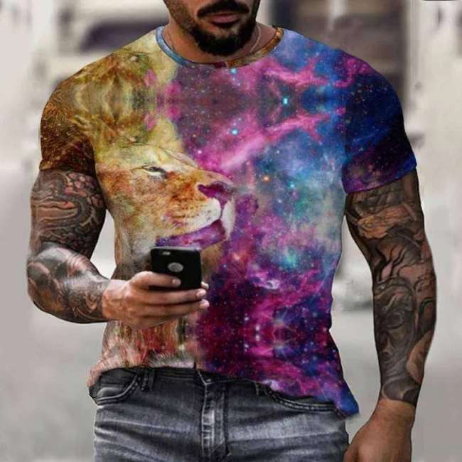 Lion Galaxy T-Shirts