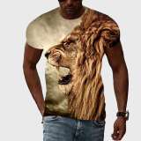 Family Matching T-shirt Mens Lion T-Shirt