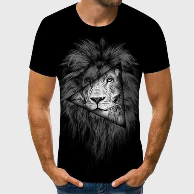 Family Matching T-shirt Lion Triangle T-Shirt