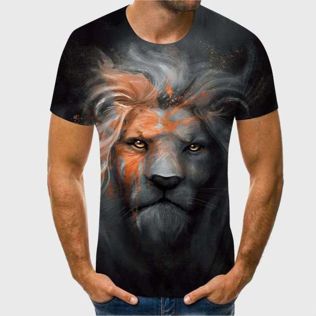 Mens Lion T-Shirt
