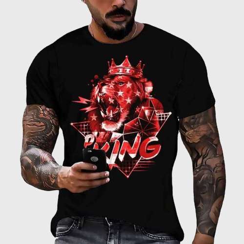 Black Lion King T-Shirt