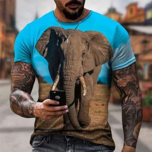 Blue Elephant T-Shirt
