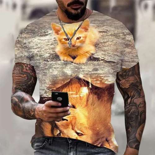 Cat Lion T-Shirts