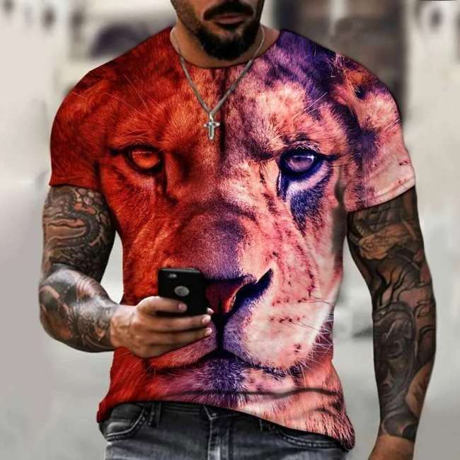 Family Matching T-shirt Lion Tee Shirt