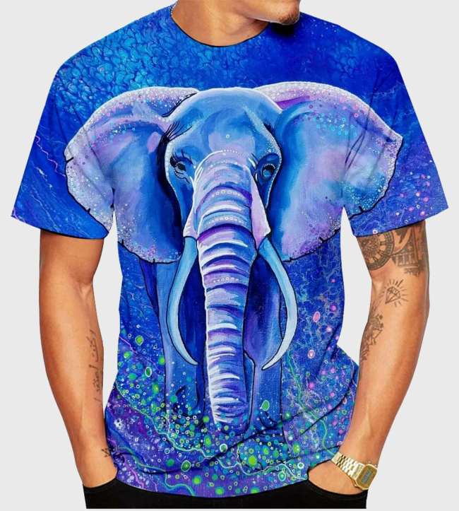 Blue Elephant T-Shirt