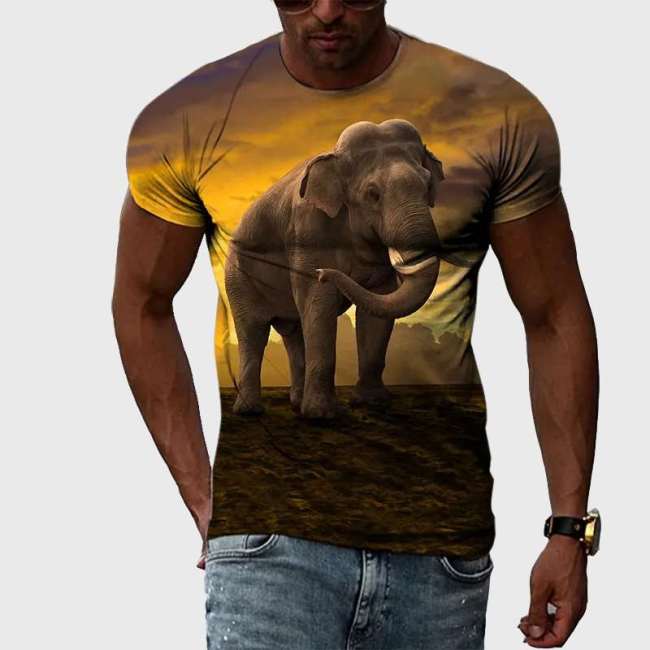 Elephant Printed T-Shirt