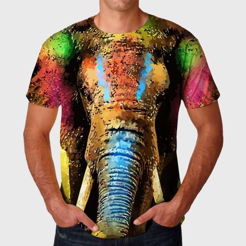 Colorful Elephant T-Shirt