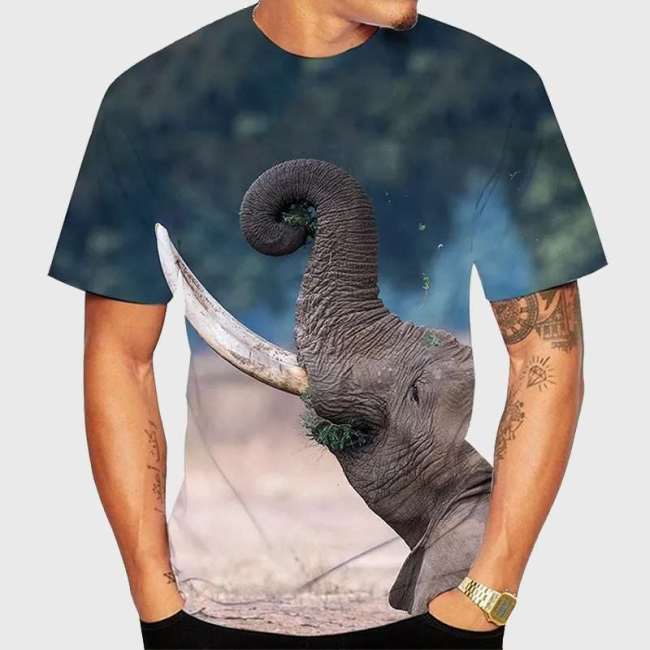 3D Elephant T-Shirt
