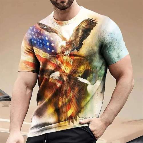 American Eagle Flag T-Shirts