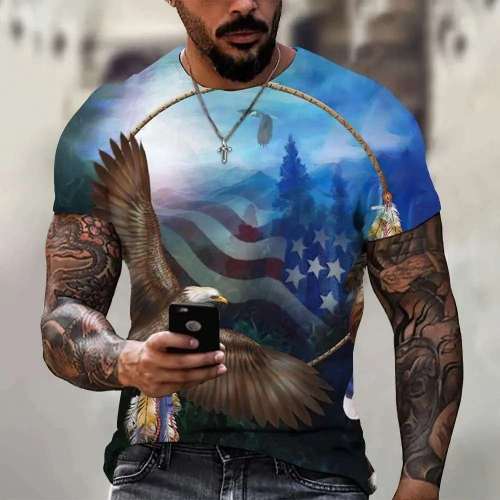 American Eagle Flag T-Shirt