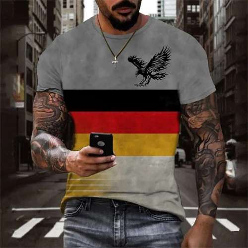 Eagle Striped T-Shirt