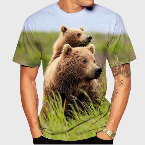 Family Matching T-shirt Bear Mom Cub T-Shirt
