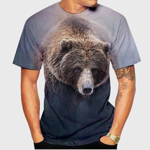 Family Matching T-shirt 3D Bear T-Shirt
