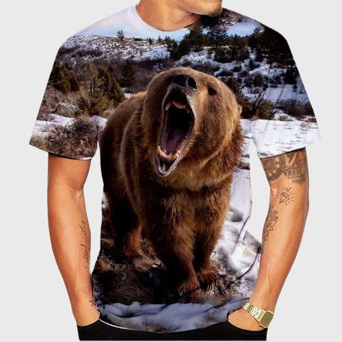 Family Matching T-shirt Roaring Bear T-Shirt