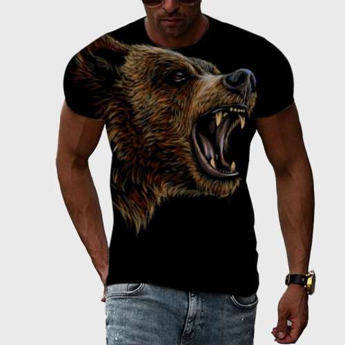 Bear Roaring Tee Shirt