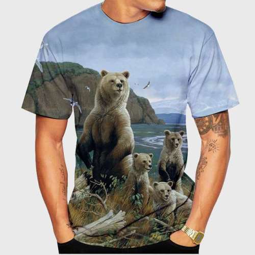 Family Matching T-shirt Bear Mom Cubs T-Shirt