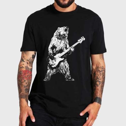 Bear Playing Guitar T-Shirt