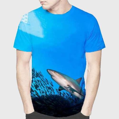 Blue Shark Shirt