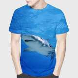 Family Matching T-shirt Blue Shark T-Shirt