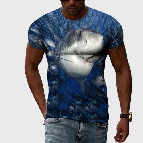 Family Matching T-shirt Shark Print T-Shirt