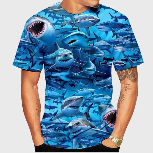 Family Matching T-shirt Sharks Graphic T-Shirt