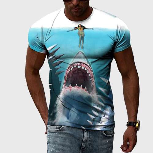 Family Matching T-shirt Great White Shark Tee Shirt