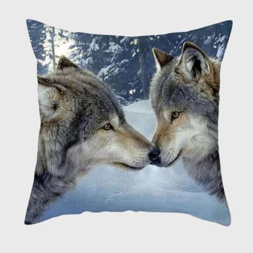Wolf Couples Pillowcase