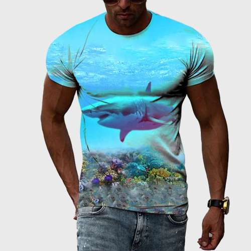 Family Matching T-shirt Shark Graphic T-Shirt