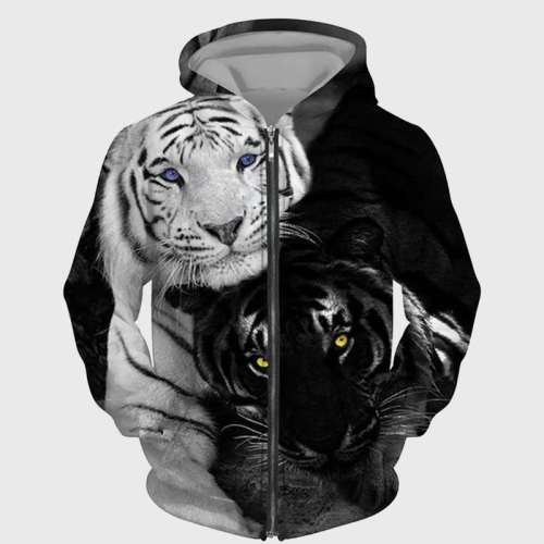 Black White Tiger Jacket