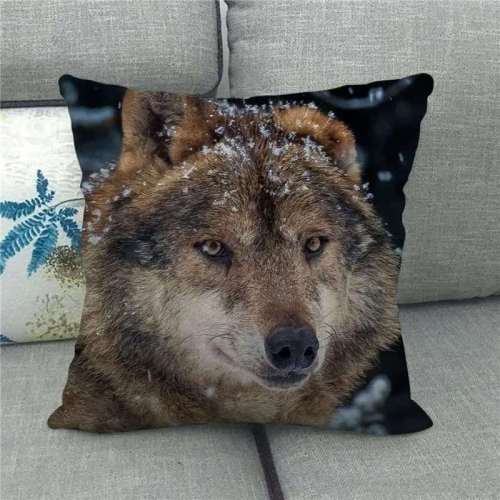 Pillowcase Wolf Face